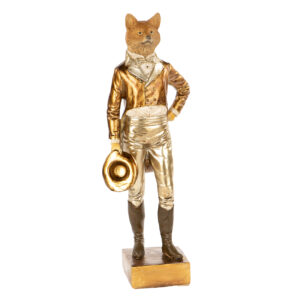 Gentleman fox gold/creme 37cm