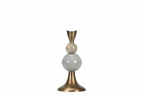 Ljusstake kronljus multi stone 26cm
