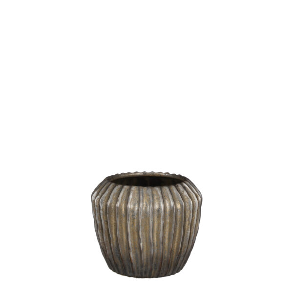 Noma pot round bronze 12*14cm