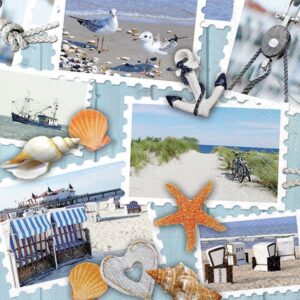 Lunchservett Beach Memories