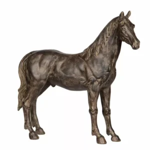 Häst stående brun 46*10*43