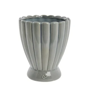 Lene Bjerre Shenella pot 17*17*20 Blue/grey