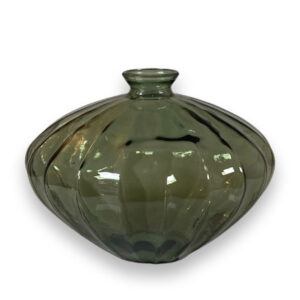 Vase Roman low recycled glass