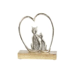Heart with Cat couple