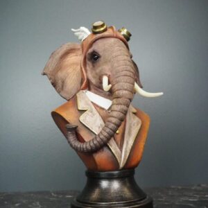 Enok Elephant bust