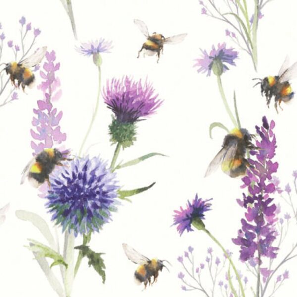 Kaffeservett Bumblebee in the Meadow