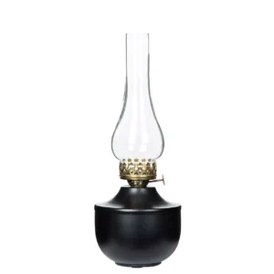 Lampa till värmeljus Juno svart 34cm