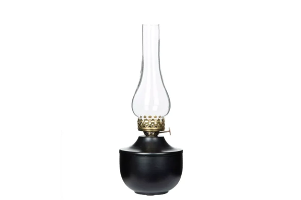 Lampa till värmeljus Juno svart 34cm