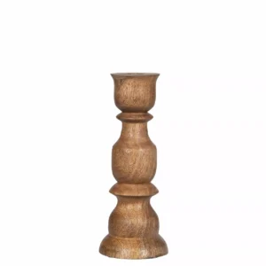 Ljusstake Trixie Trä brun 24,5cm