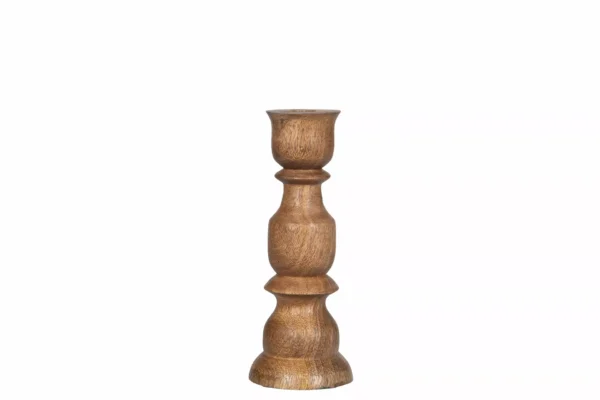 Ljusstake Trixie Trä brun 24,5cm