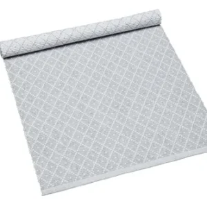 Löpare Ella 33*120 Ljusgrå/vit