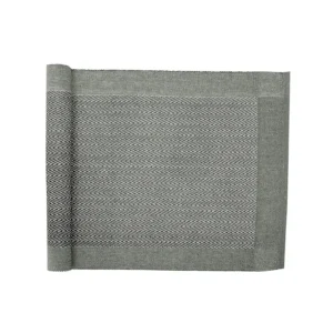 Löpare Agnes 33*120 Olivegrön/beige