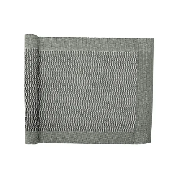 Löpare Agnes 33*120 Olivegrön/beige