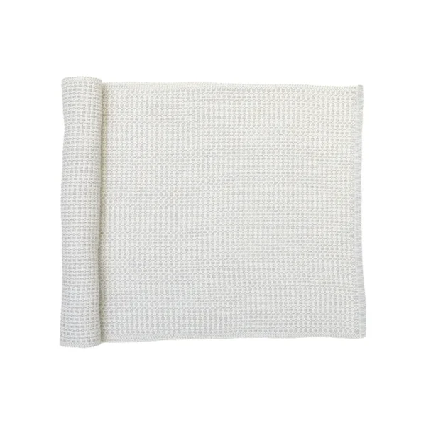 Löpare Sten 33*120 Grå/Vit