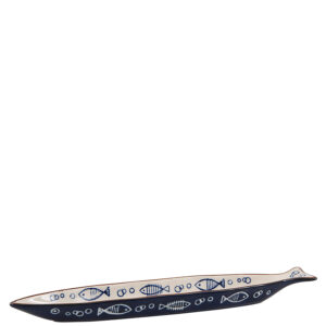 Plate Ocean Long Blue