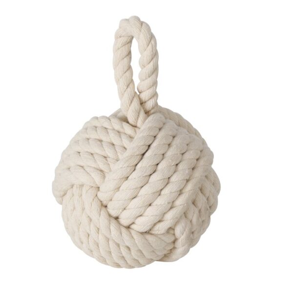 Doorstop Zuber Jute 23*15cm white