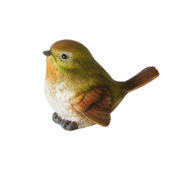 Bird Paroy Green 7cm tittar fram