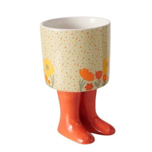 Planter Farina boots orange bottenmönster