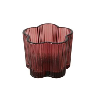 Tealightholder Fiona 6cm bordeaux