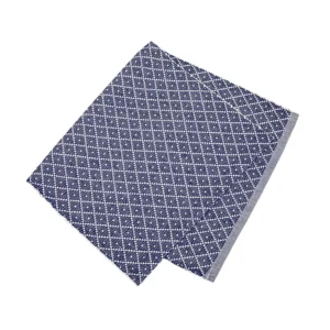 Löpare Ella 33*120 Marin/vit