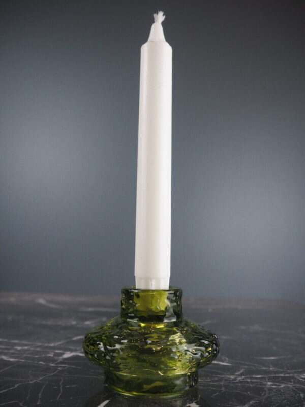 Gem Glass candleholder Green