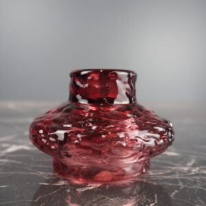 Gem Glass candleholder maroon