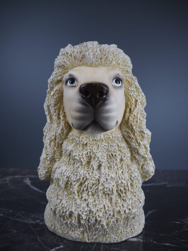 Dog Vase 27cm Poodle