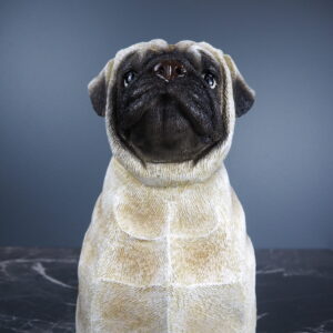 Dog Vase 27cm Pug