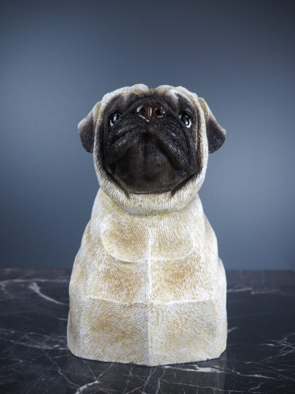 Dog Vase 27cm Pug